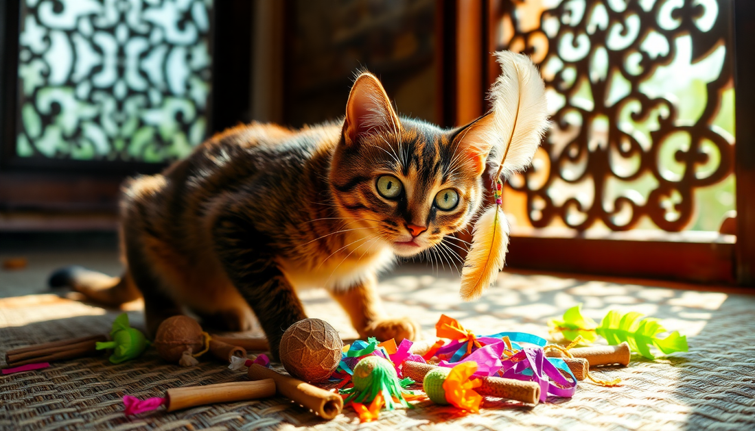 Unleash Your Cat's Curiosity: DIY Cat Enrichment Toys Using Everyday Items Found in Sri Lanka