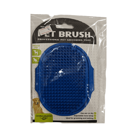 Blue Bath/Grooming Brush for Pets