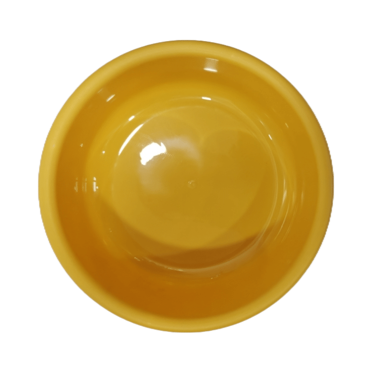 Round Food/ Water Bowl (Medium Size) Yellow Colour