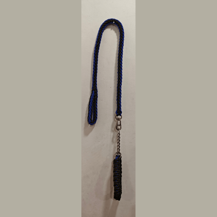 Long Plaited Leash with Collar for Medium\Large Sized Dogs