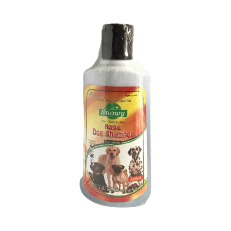 Snowy Herbal Shampoo for Adult Dogs