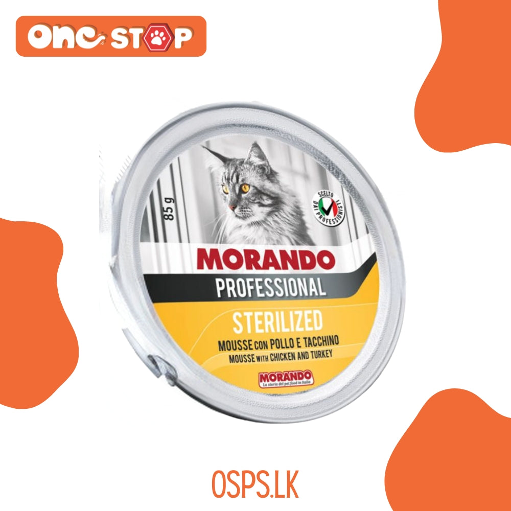 Morando Professional Sterilised Cat Wet Food 85g