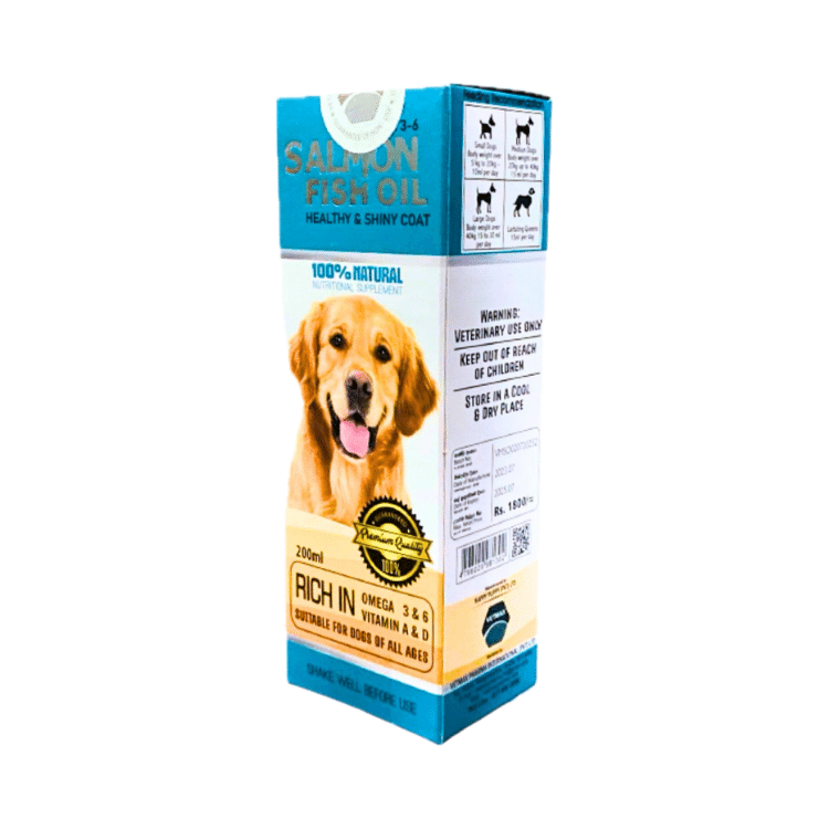 Salmon Fish Oil (Omega 3-6) for Dogs 200ml