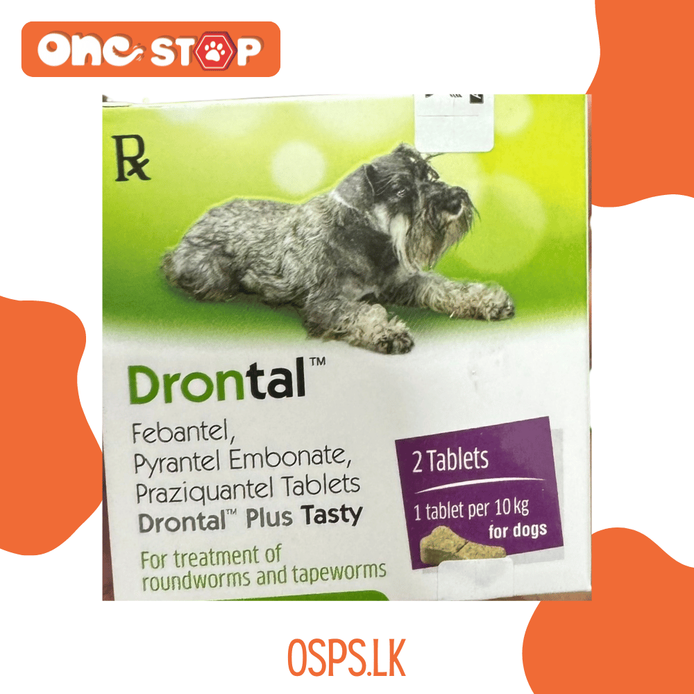 Drontal for Dogs (2 Tablets)