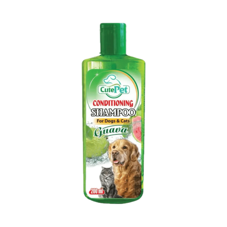 Cute Pet Conditioning Shampoo for Cats/Dogs 200ml Guava Flavour