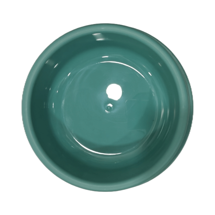 Round Food/ Water Bowl (Medium Size) Green Colour