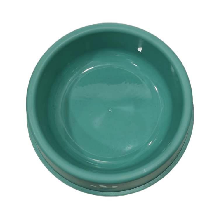 Round Food/ Water Bowl for Cat/Dog (Large Size) Green Colour