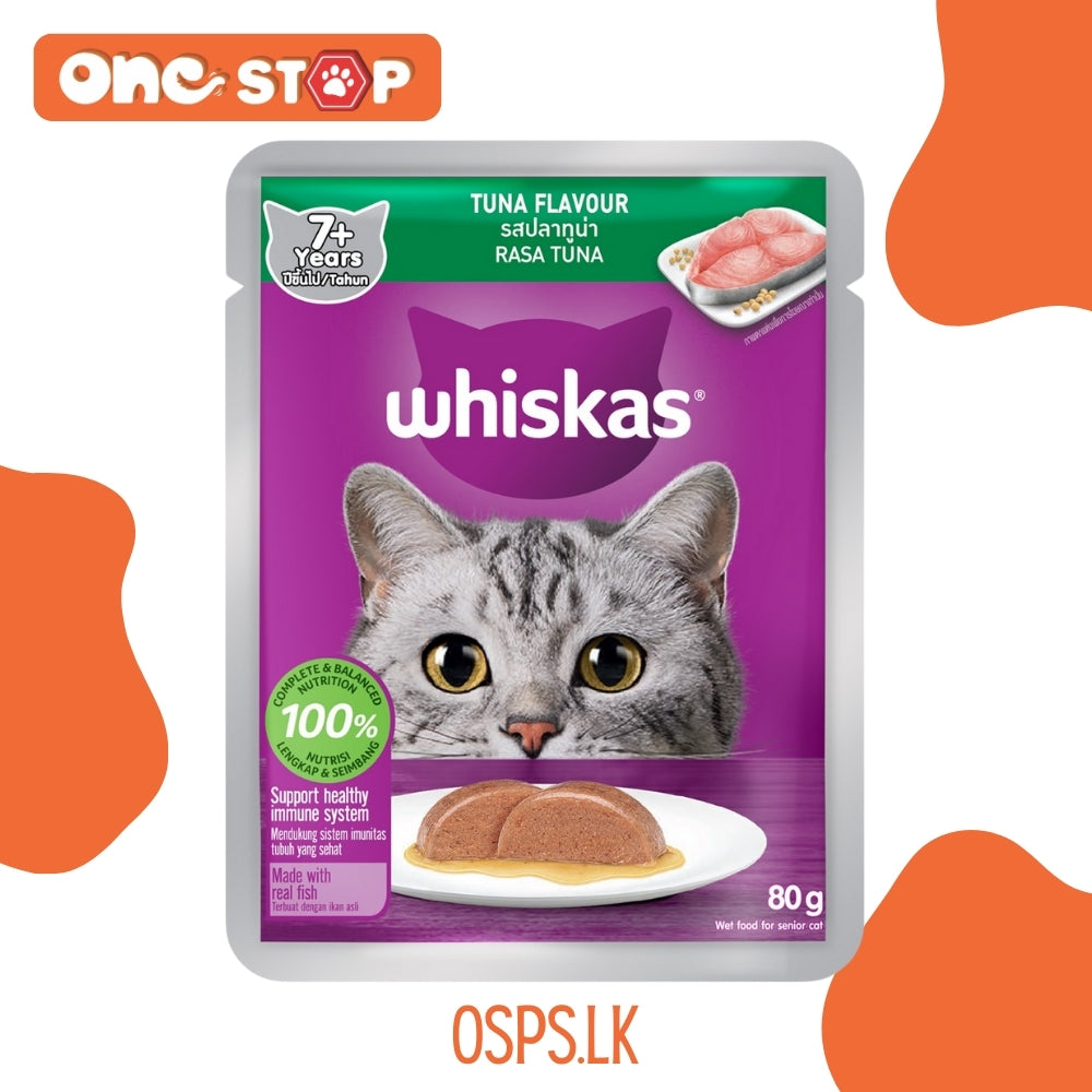 Whiskas Adult Cat Wet Food 80G Packets