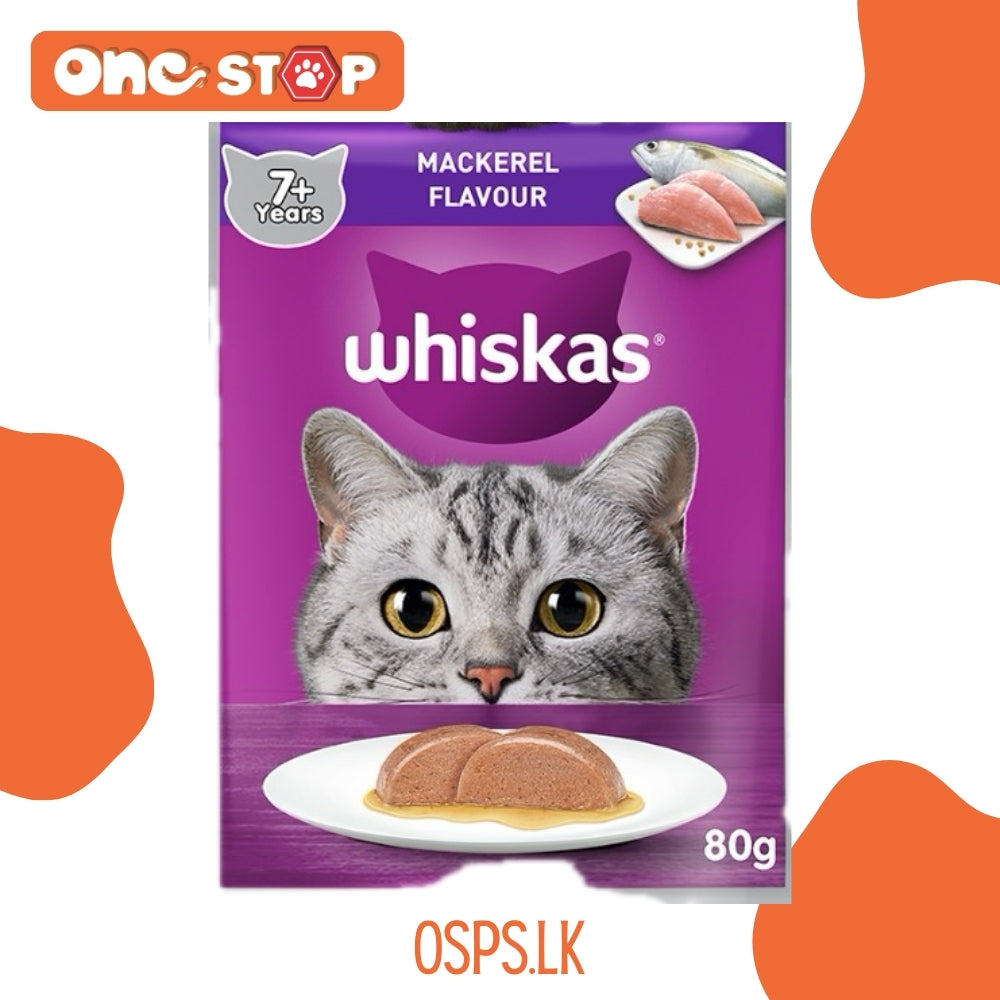 Whiskas Adult Cat Wet Food 80G Packets