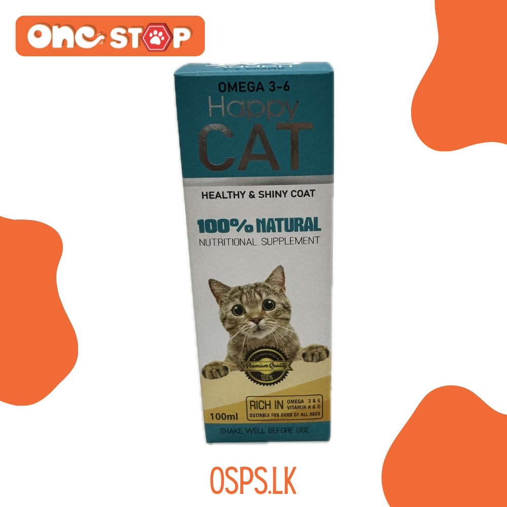 Happy Cat Omega 3-6 Oil for Cats 100ml