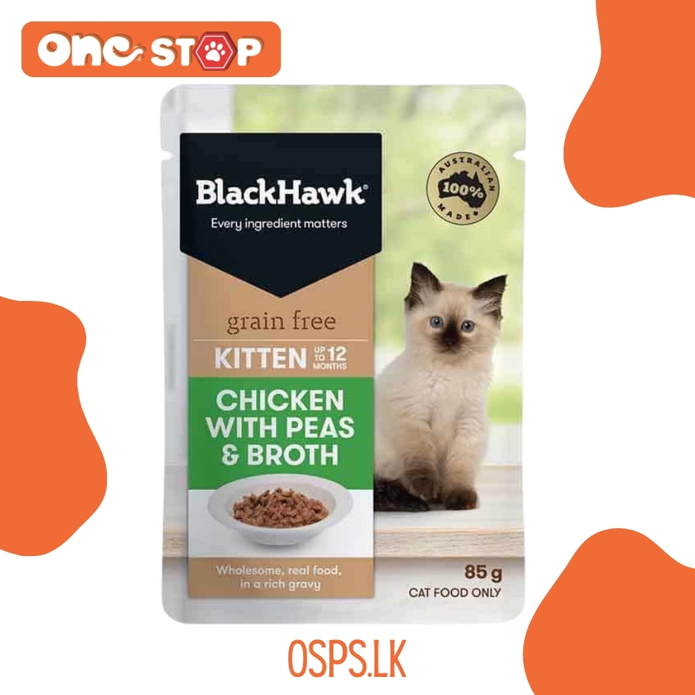 BlackHawk Kitten Cat Wet Food 85G