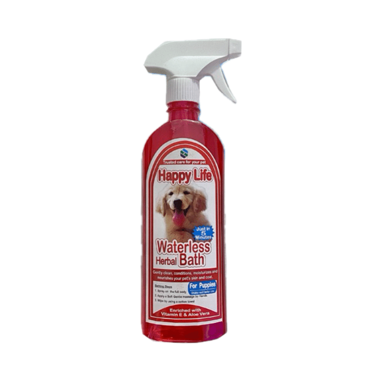 Happy Life Waterless Herbal Bath Spray for Puppies