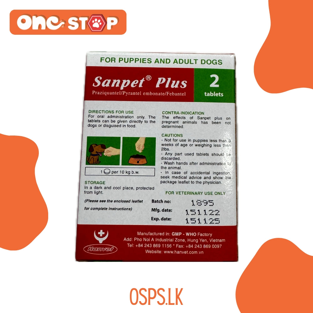 Sanpet Plus (2 Tablets)