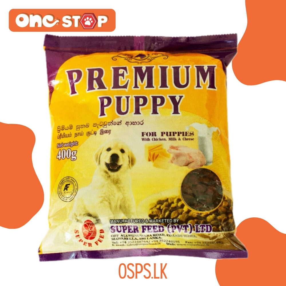 Premium Puppy Dog Dry Food - Chicken. Milk & Cheese