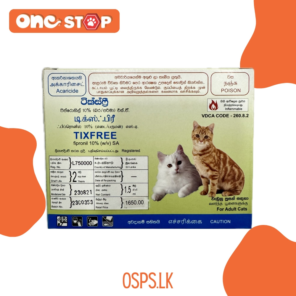 TIXFREE for Adult Cats