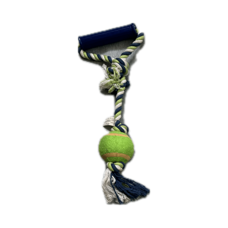 Dog Rope Toy with Tennis Ball