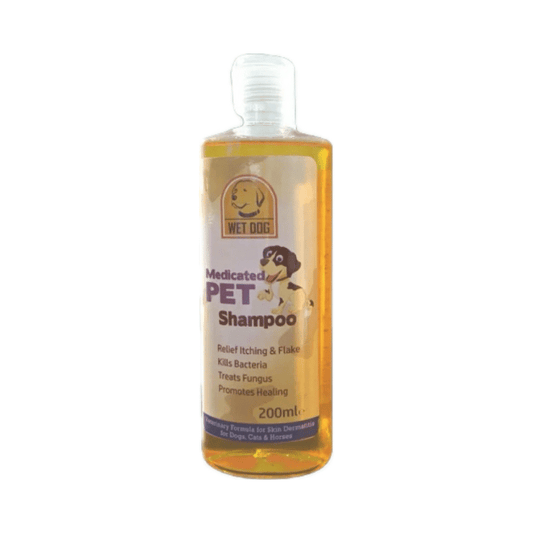 Wet Dog Medicated Shampoo for Cats/Dogs 200ml