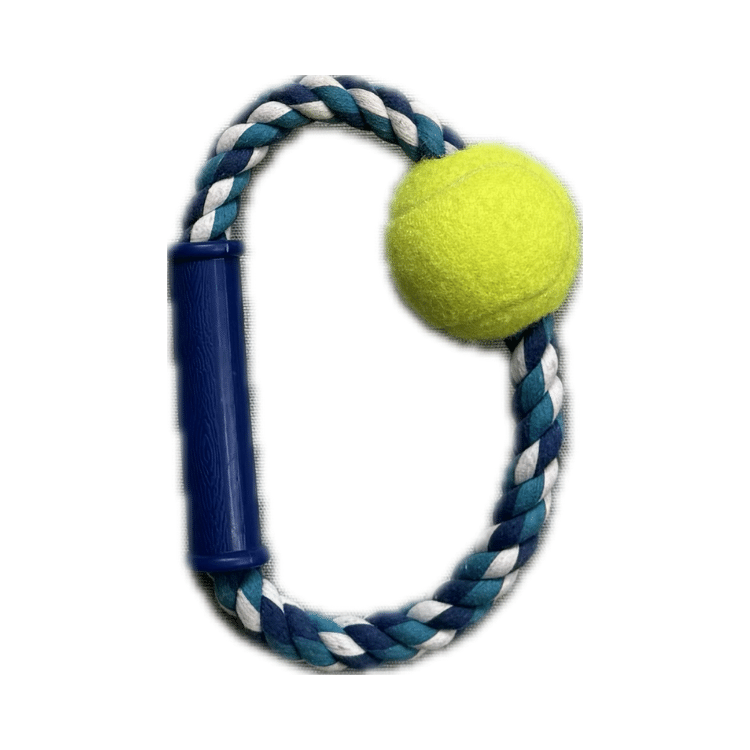 Dog Rope Toy with Tennis Ball