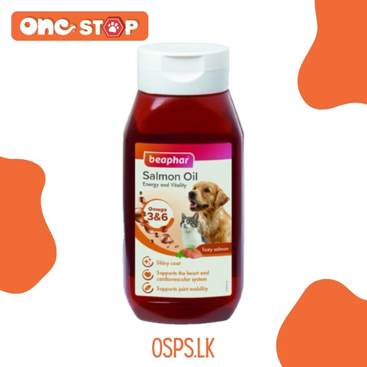 Beaphar Salmon Oil - 425ml (Omega 3 & 6) 430ml