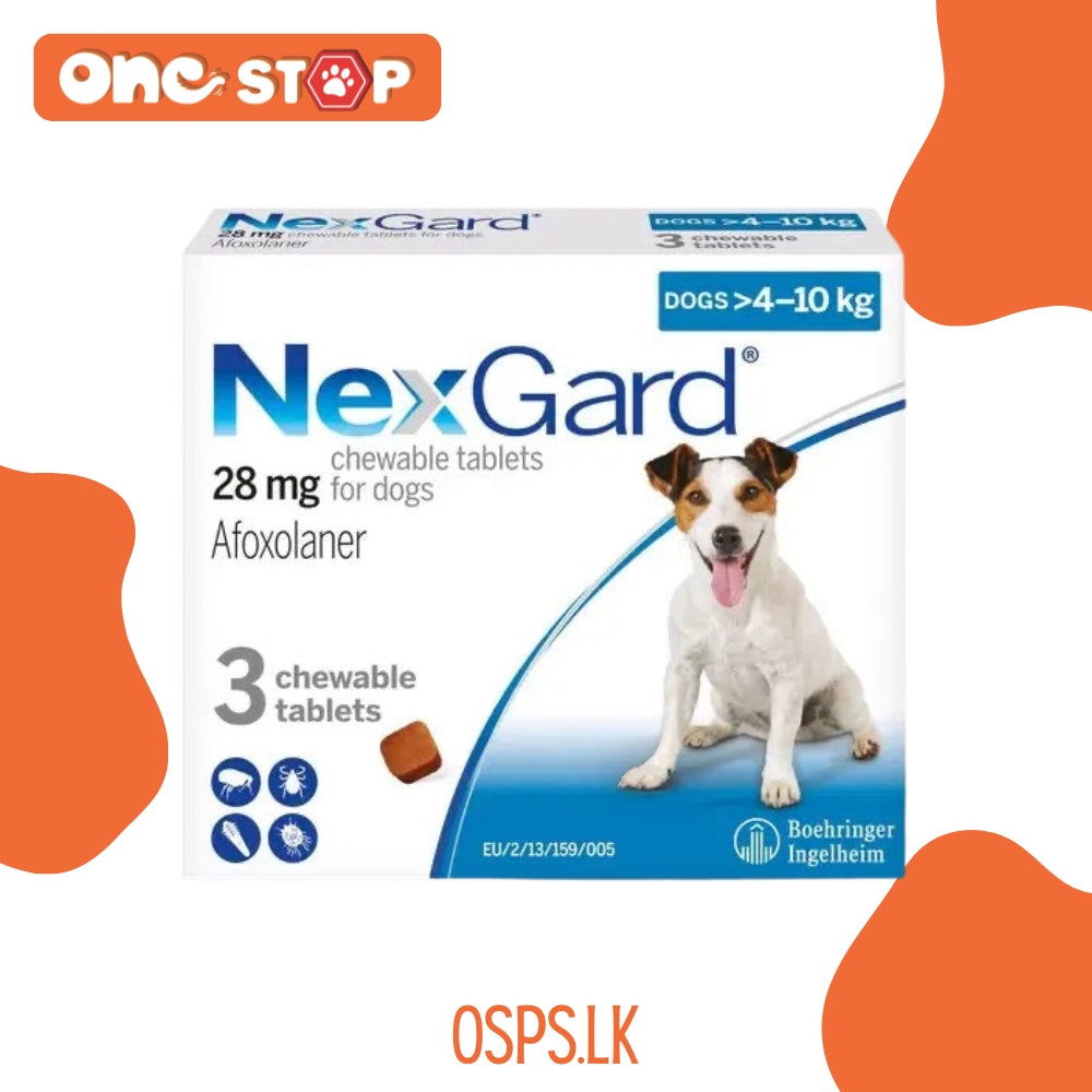 Nexgard Tablet for Dogs 4KG-10KG