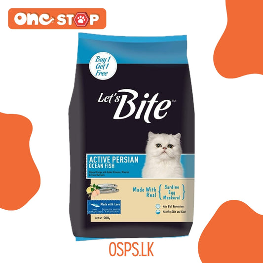 Let's Bite Active Persian Dry Food - Ocean Fish (Buy 1 Get 1 Free)