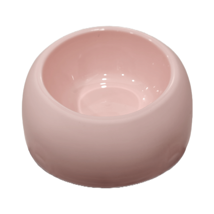 Premium Pet Food Bowl for Cats/Dogs Peach Colour