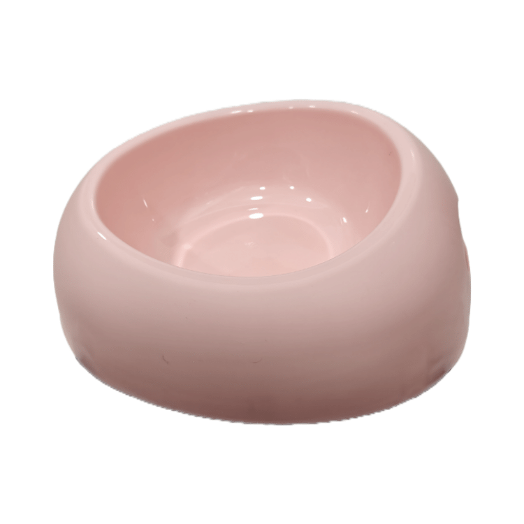 Premium Pet Food Bowl for Cats/Dogs Peach Colour