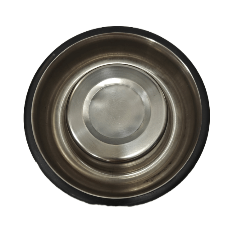 Premium Metallic Pet Food Bowl for Cats/Dogs (Medium Size)