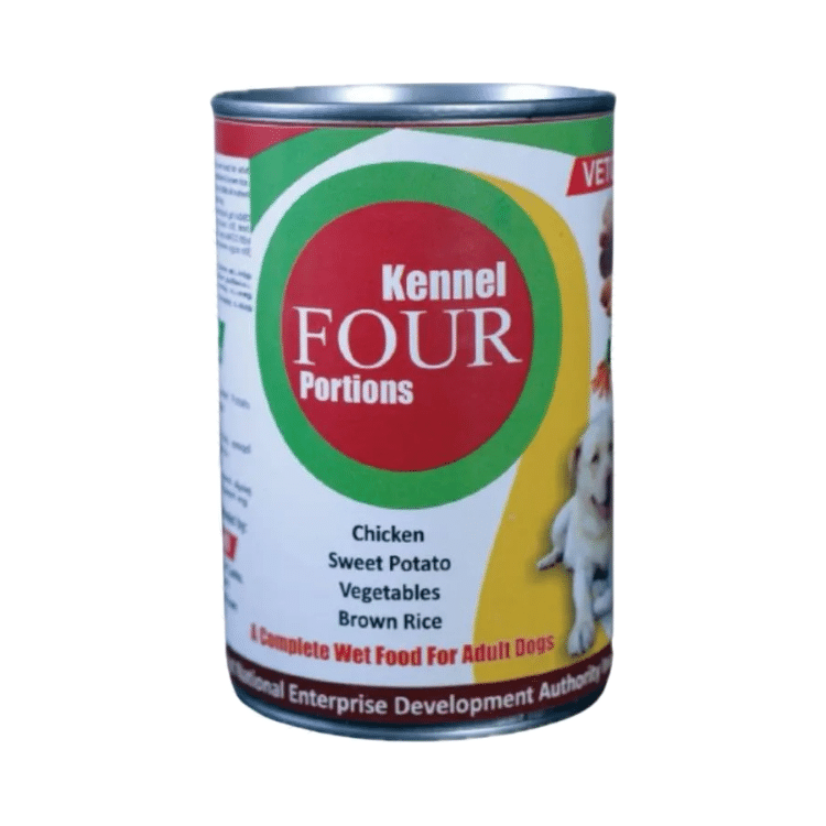 Kennel Four Portions Wet Food for Adult Dogs