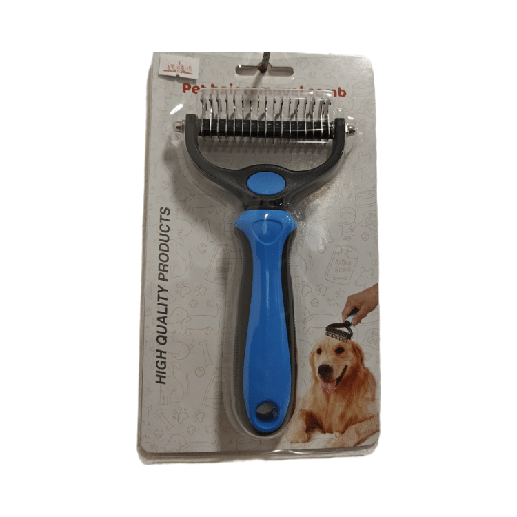 Pet Hair Removal Brush Medium Size Blue Colour